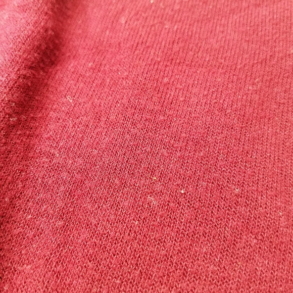 Entro Burgundy Red Cut Out Mock Neck Dress - Picture 5 of 6